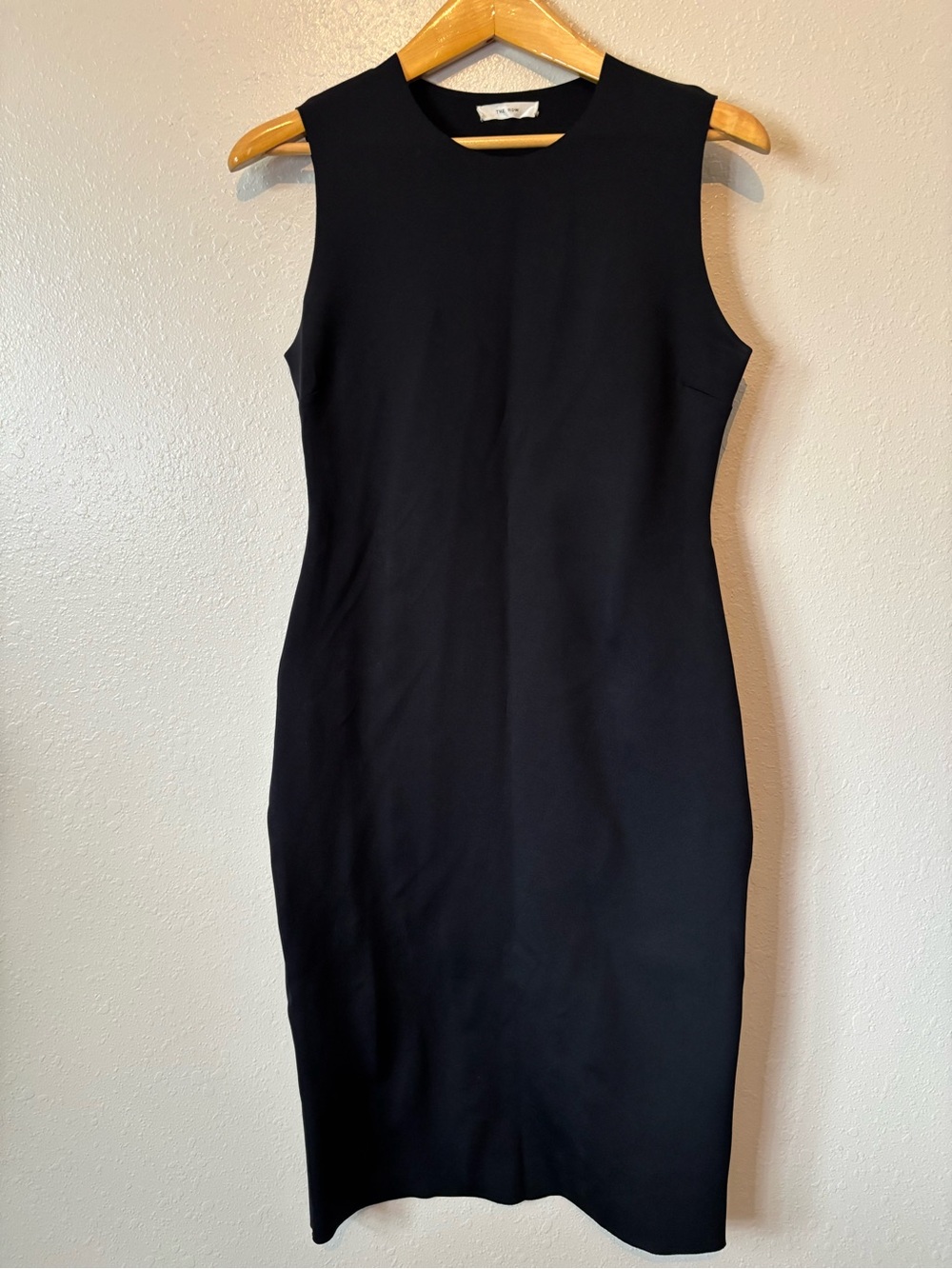 The Row Midi Black Dress